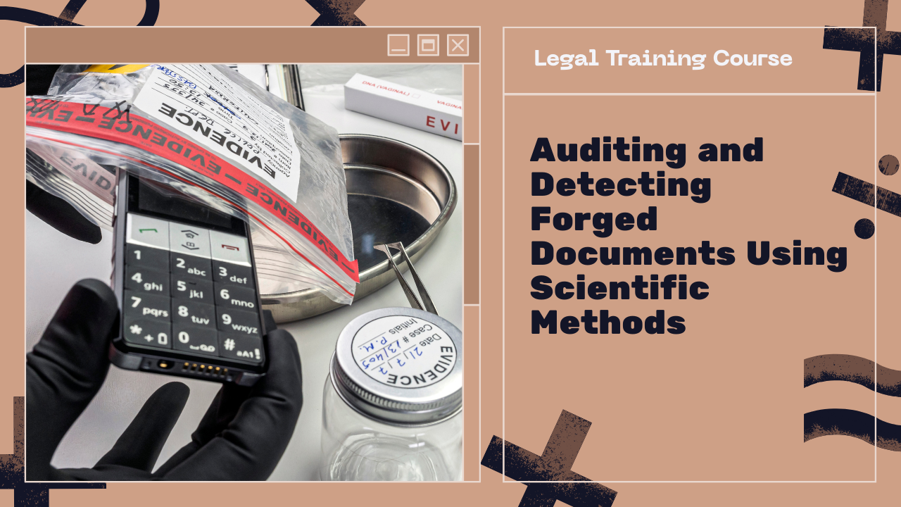 Auditing and detecting forged documents using scientific methods