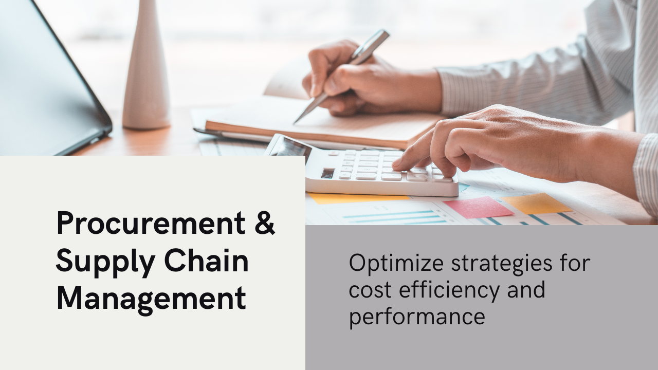 Procurement & Supply chain Management